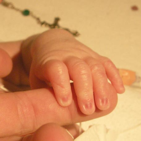 Benjamin's hand